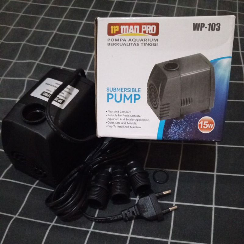 IP MAN PRO wp-103 pompa akuarium kolam hidroponik hemat daya