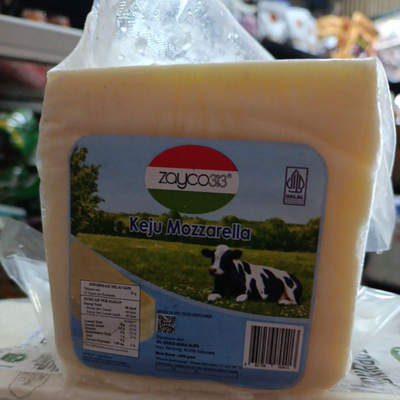

GROSIR keju zayco mozarella 1kg