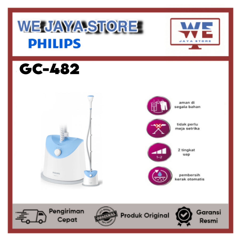 GARMEN STREAMER PHILIPS GC-482 SETRIKA UAP BERDIRI