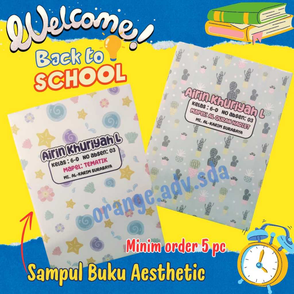 

SAMPUL BUKU CUSTOM AESTHETIC