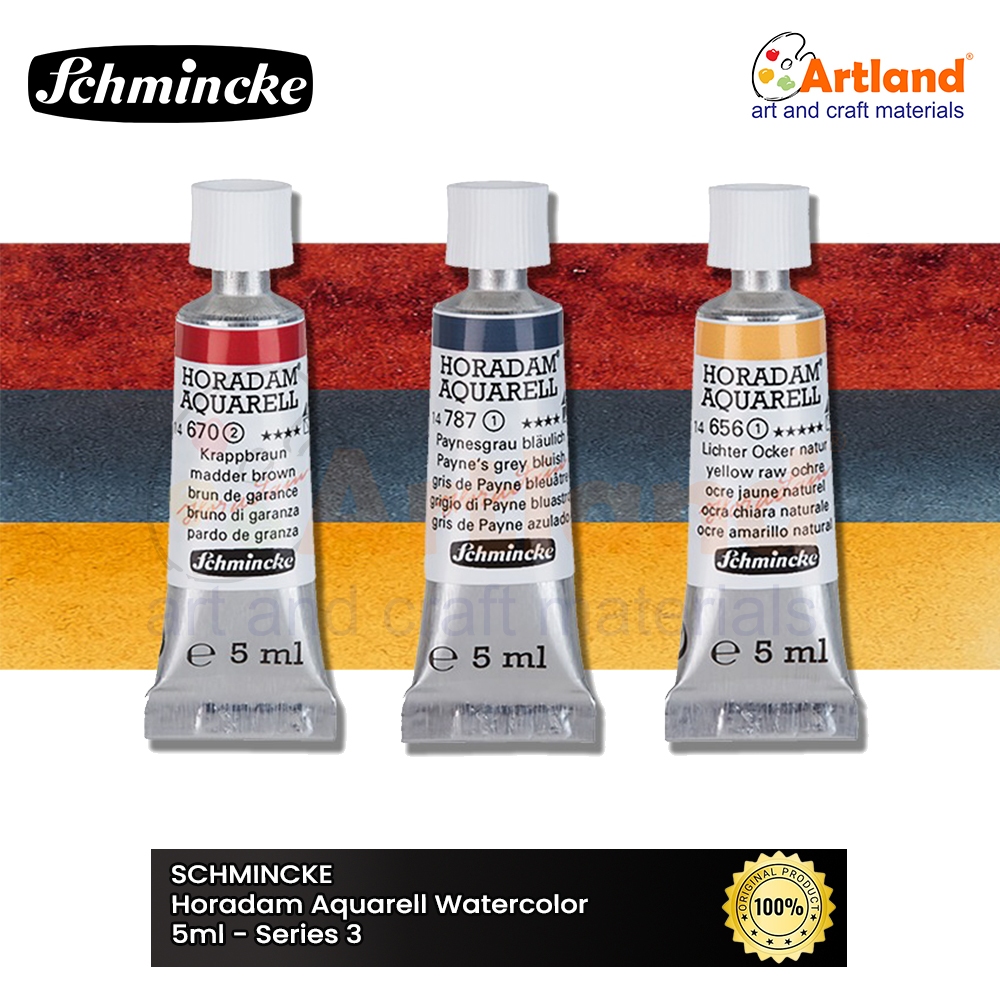

Schmincke Horadam Aquarell Watercolor 5ml Tube Series 3