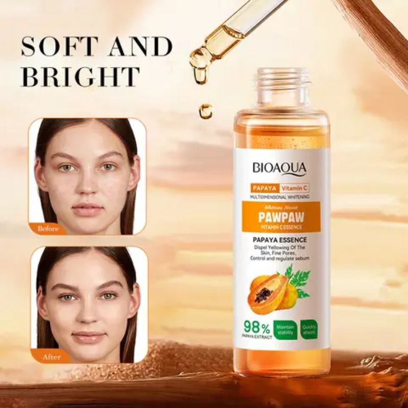 Essence Vitamin C Bioaqua Pow Pow Mencerahkan Menghilangkan flek hitam dan keriput Menghaluskan Kuli