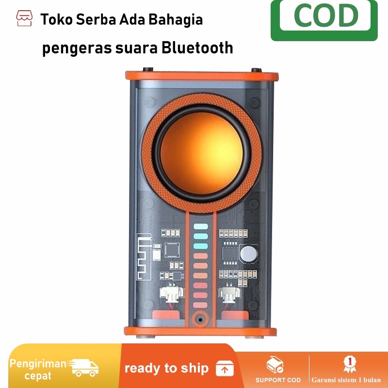 Speaker Mecha Sound K07 5.0 Speaker Bluetooth Soundbar RGB Lampu LED RGB 360° Stereo Surround Speake