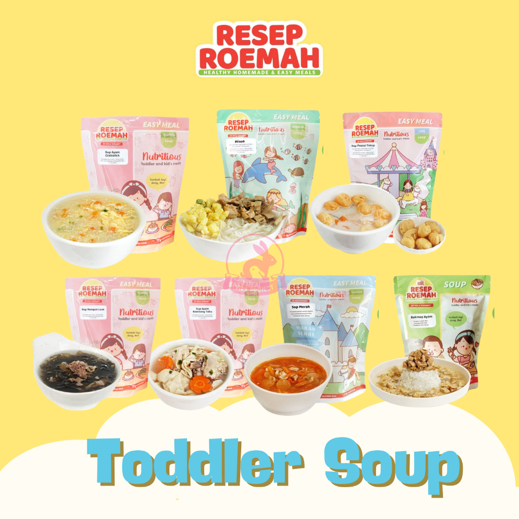 

RESEP ROEMAH FROZEN TODDLER MEAL SOUP / SUP ANAK BALITA NON MSG