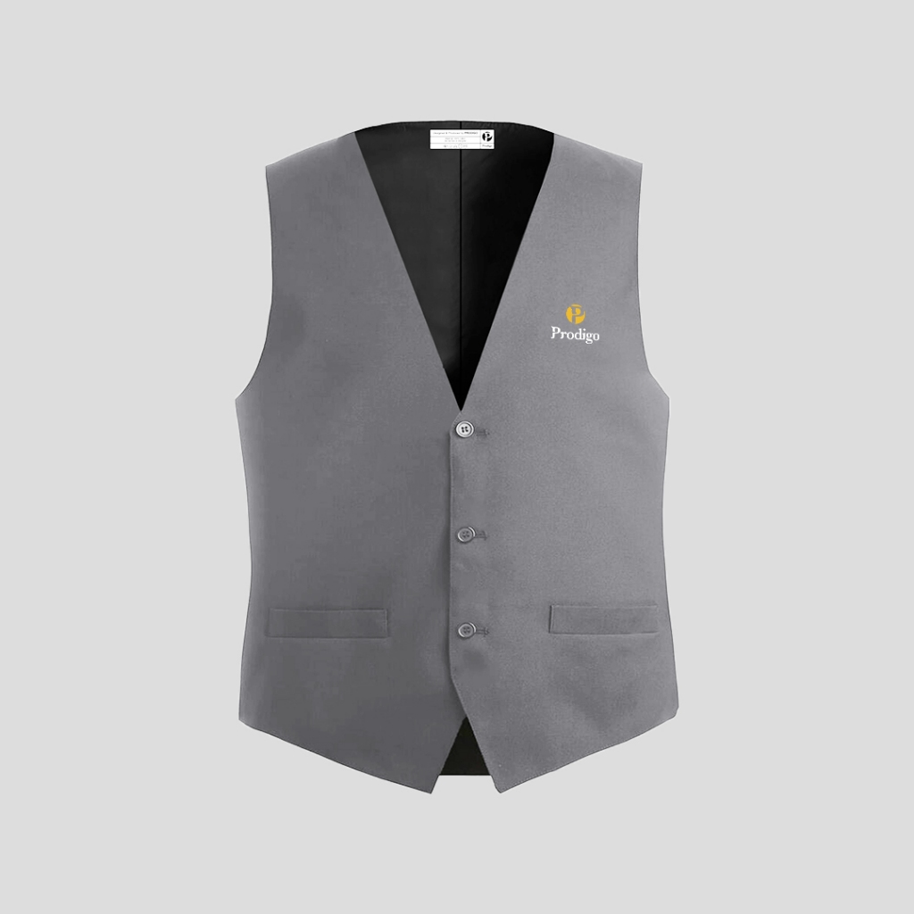 Prodigo * Rompi Jas Pria Yapong Abu I Vest Rompi Formal Pria I Setelan Dalaman Jas Pria