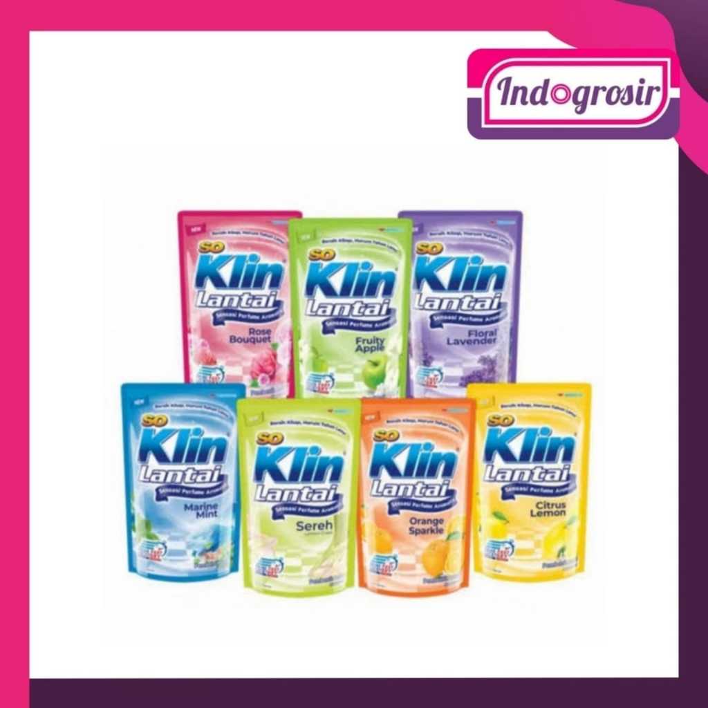 SOKLIN LANTAI PEMBERSIH LANTAI 52ML / SOKLIN LANTAI 1000 / PROMO