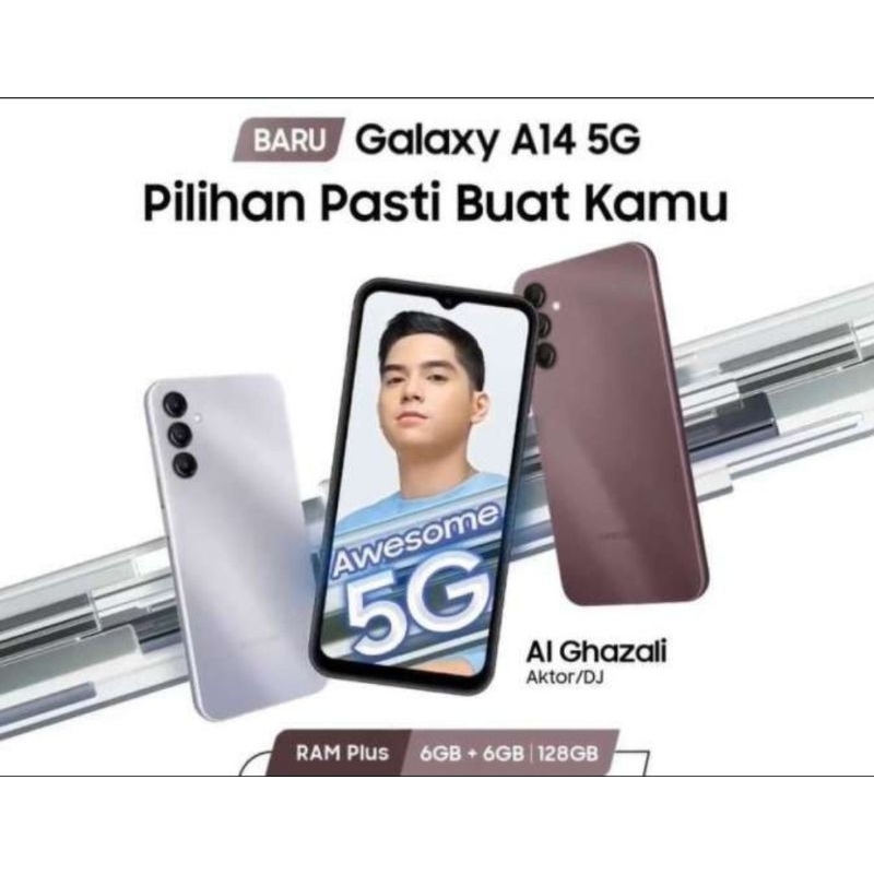 HP Samsung A14 5G RAM 6GB/128GB