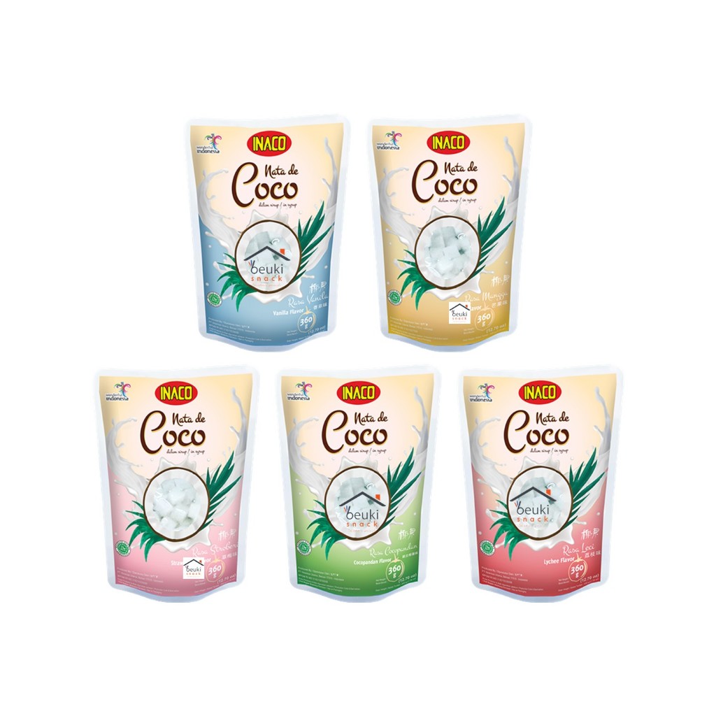 

Inaco Nata De Coco Pouch Berbagai Varian Pilih Rasa