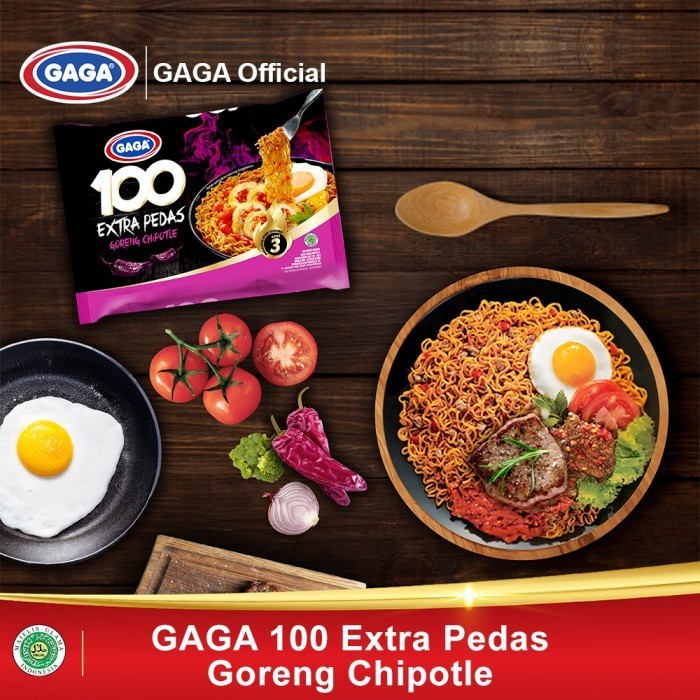 

GAGA 100 Extra Pedas Goreng Chipotle 85g