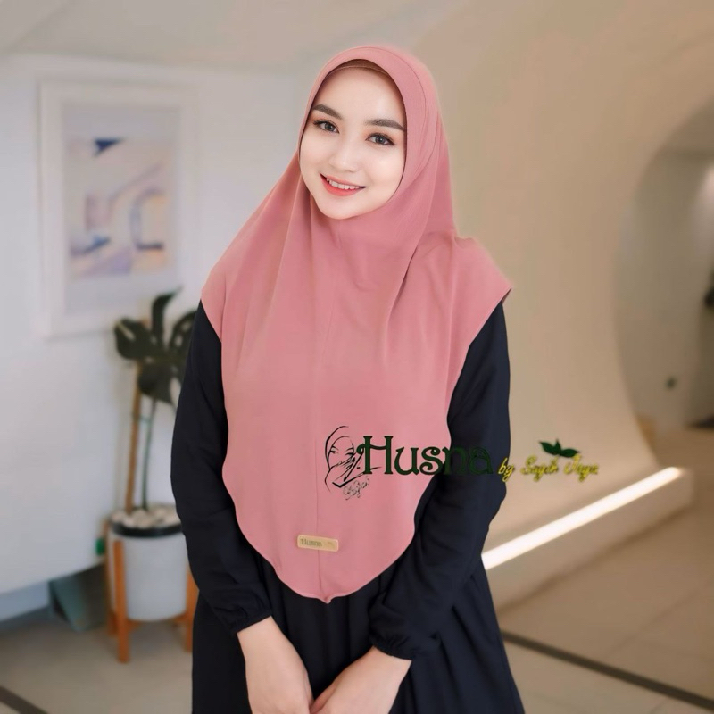 HUSNA HIJAB INSTAN MARWAH OVAL PREMIUM ORI HUSNA BY SUGIH JAYA