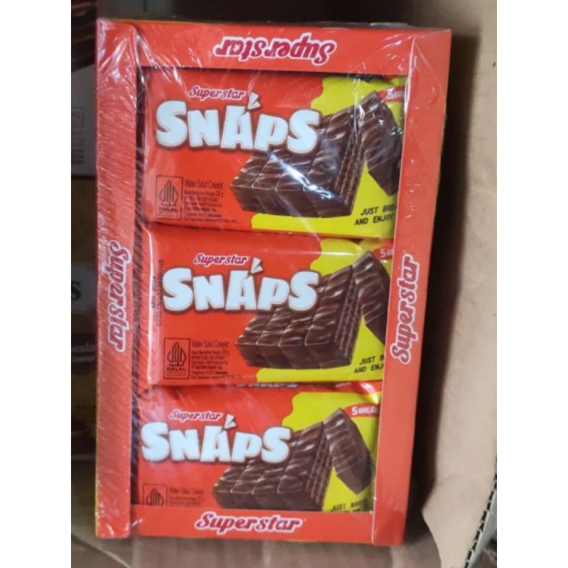 

SNAPS SUPERSTAR 1 KOTAK WAFER COKLAT ISI 12 PCS