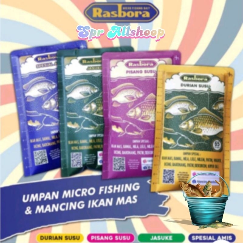 UMPAN IKAN || PELET RASBORA 65 GRAM