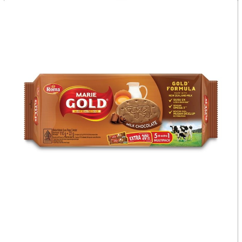 

Roma Marie gold milk coklat 132gr