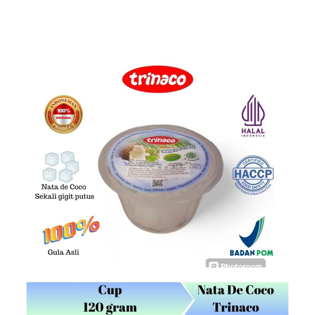 

Nata De Coco TRINACO kemasan CUP 120gram