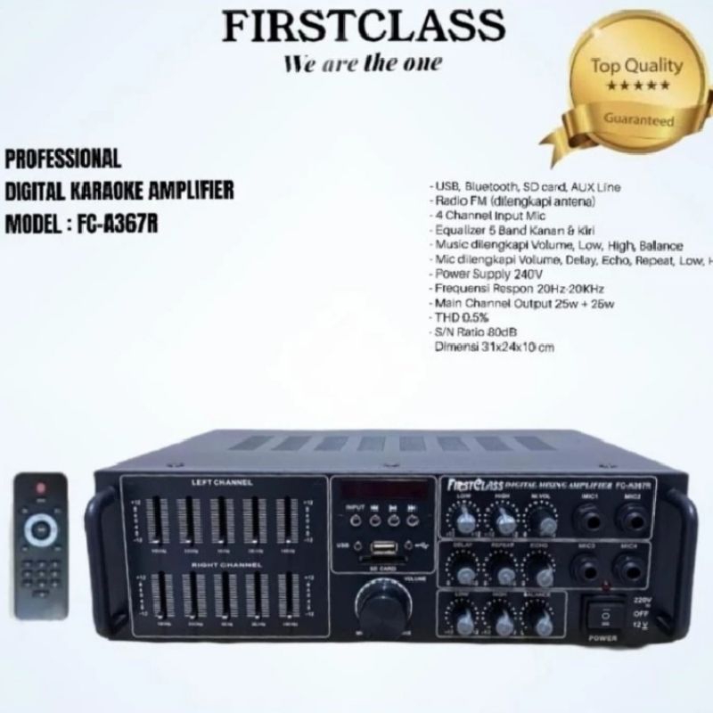 Amplifier bluetooth Firstclass FC A367R/fca 367r