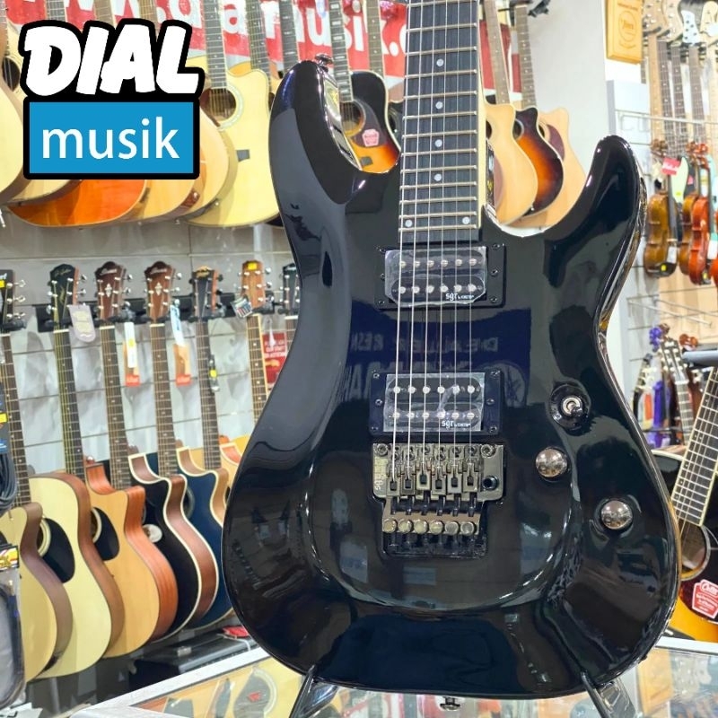 Schecter SGR C1 FR Black Original Tremolo Floyd Rose C-1 FR