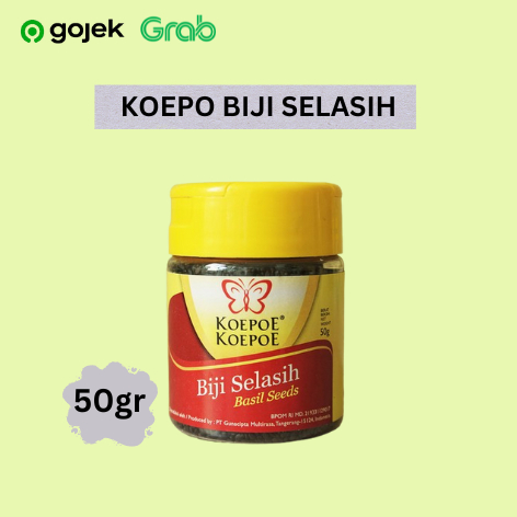 

Biji Selasih Koepoe 50gr Basil Seeds Kupu