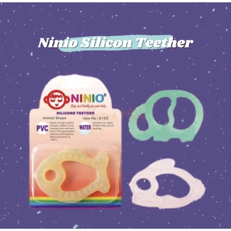 NINIO | NINIO SILIKON TEETHER | GIGITAN BAYI AMAN MURAH