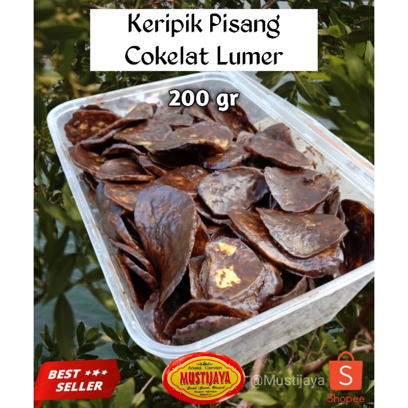 

Keripik Pisang Cokelat Lumer 200 gr