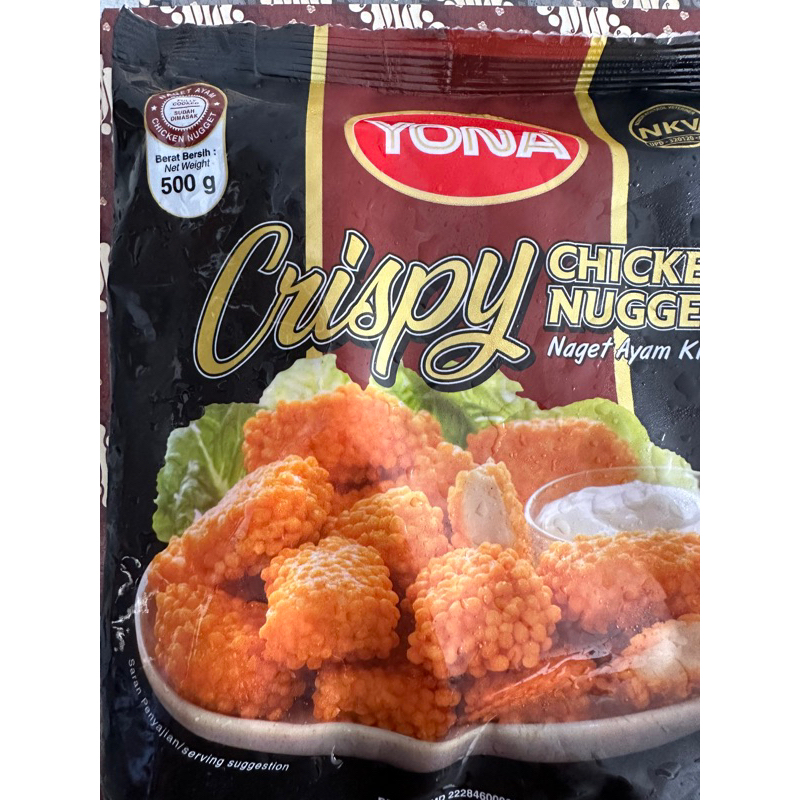 

yona chicken nuget crispy 500 gr