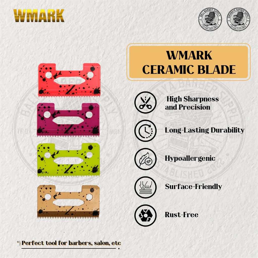 WMark Ceramic Blade Mata Pisau Cukur Mata Pisau Clipper