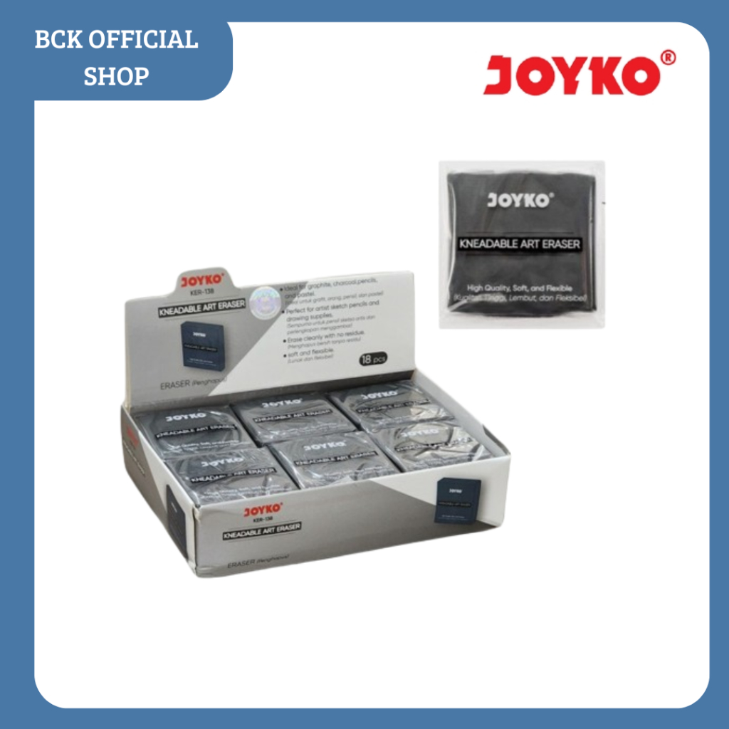 

Kneadable Art Eraser Penghapus Joyko KER-138 (PCS)