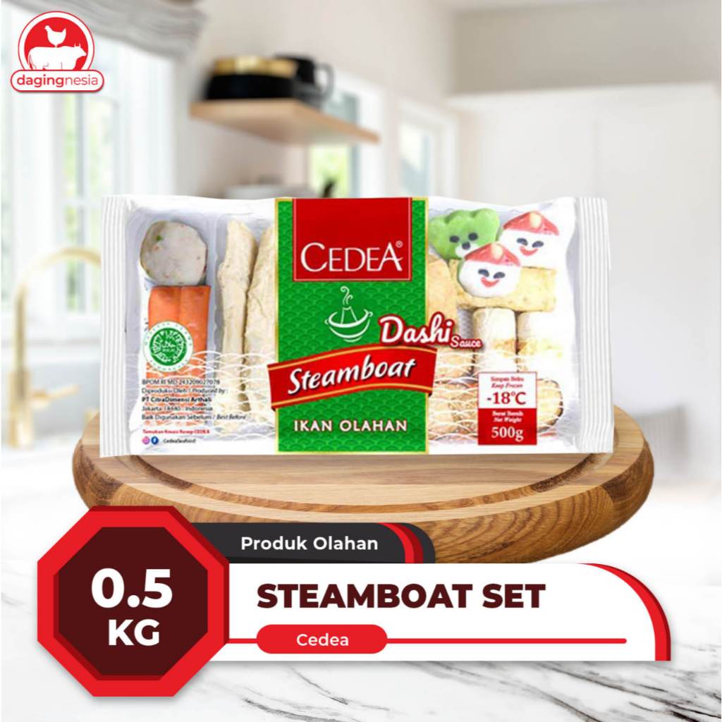

Steamboat Cedea Lengkap Kemasan 500gr