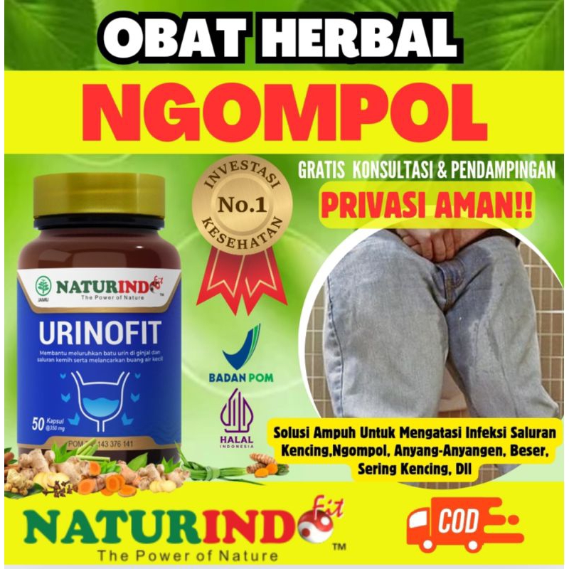 Obat Herbal Ngompol Stop Anti Ompol Beser & Anyang-anyangan Anak Remaja Orang Dewasa Urinofit Naturi