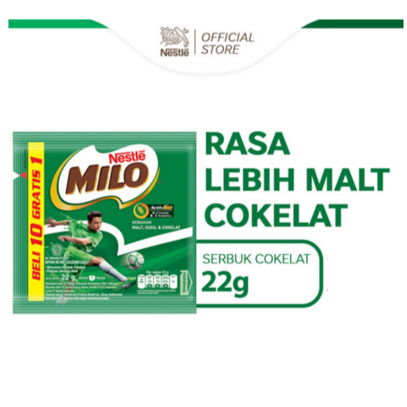 

MILO Active-Go Susu Coklat Sachet 22gr - 4pcs