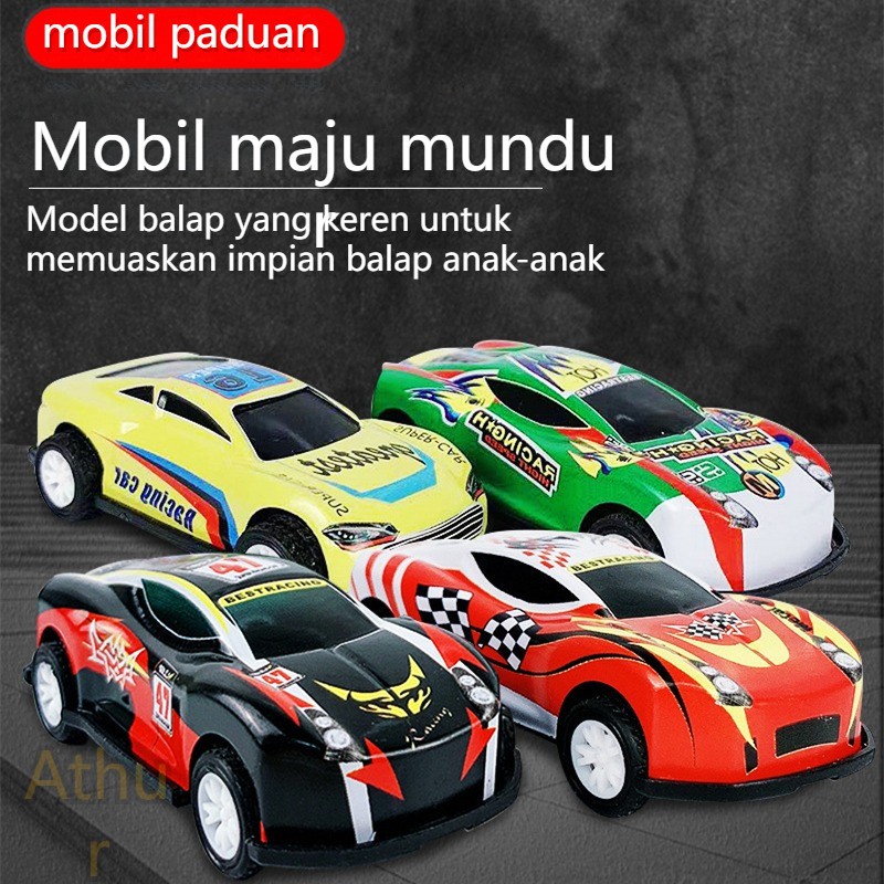 

Mobil Tarik Belakang Paduan Mobil Balap Mainan Mini Racing Car Balap Mobil Mainan Anak Laki Laki