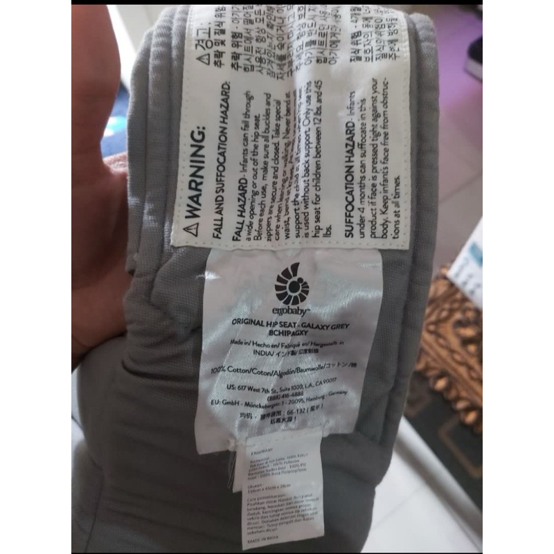 gendongan bayi ERGOBABY HIPSEAT ORIGINAL