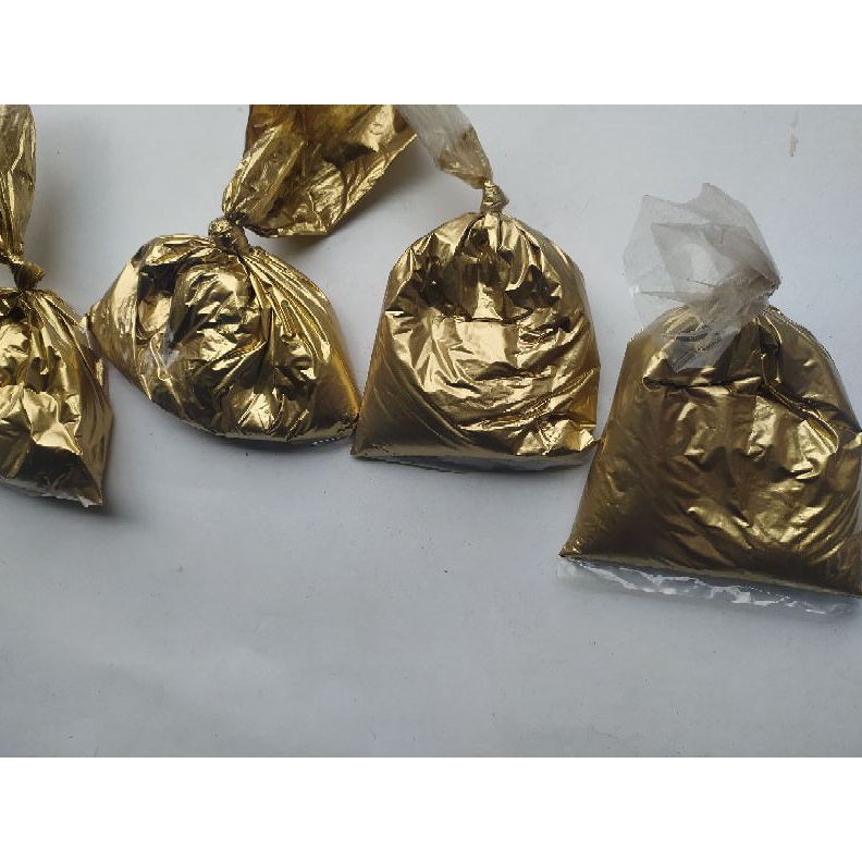 KODE C24R CAT EMAS GOLD BROM 1 gram serbuk halus untuk wayang kulit kertas besi kayu