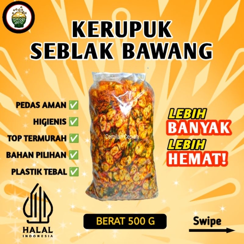 

500G KERUPUK SEBLAK BANTAT PEDAS