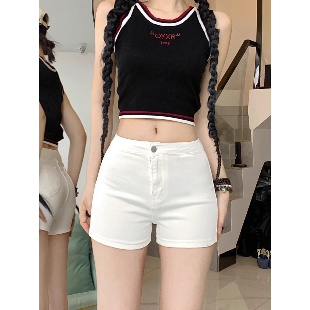 HOT Keygirl JUMBO celana Pendek jeans stretch wanita hot pants korea kulot shorts pants jeans ketat
