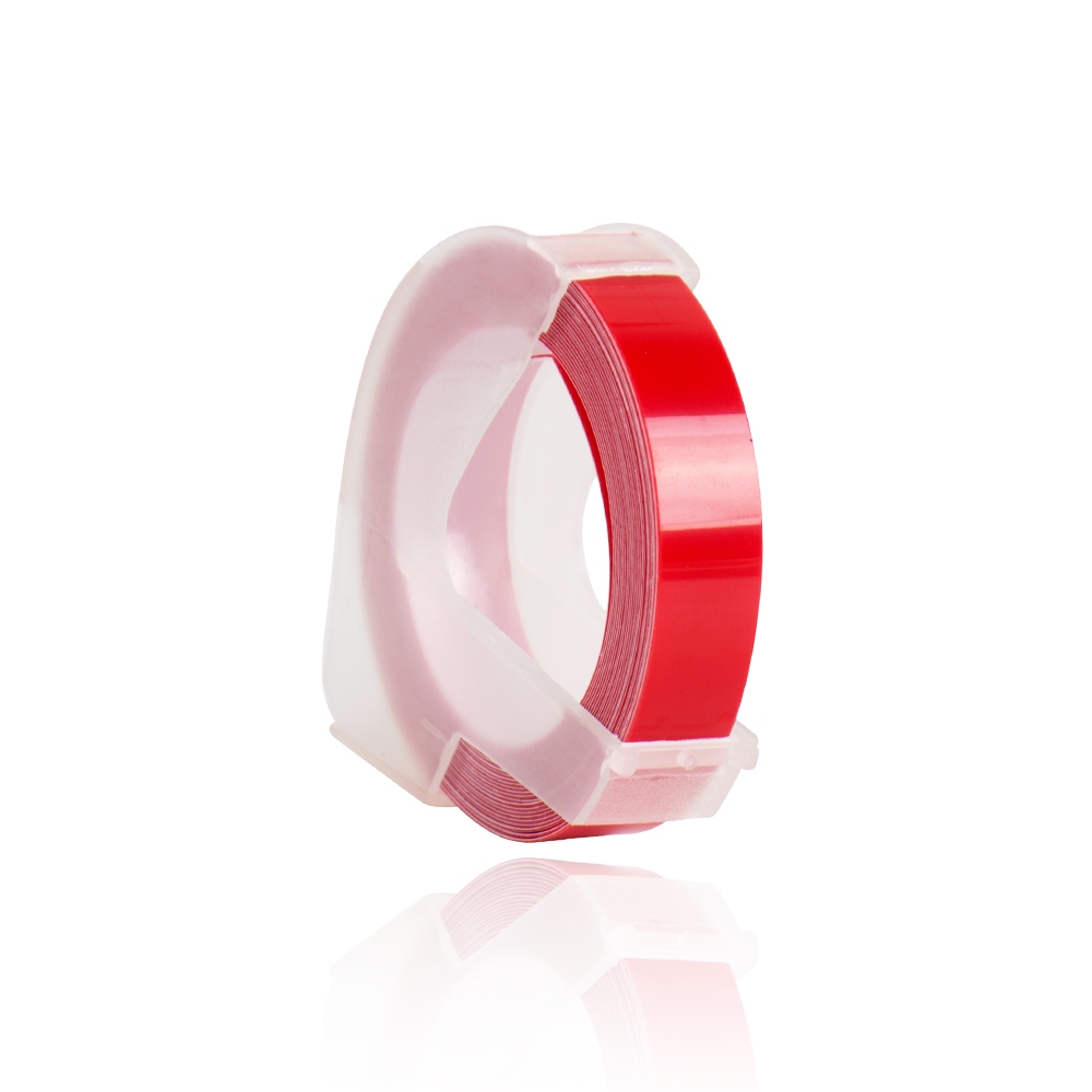 

Red Refill Tape Laber Maker merk Cidy emboss 9mm X 3m