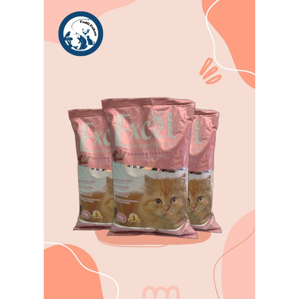 EXCEL chicken & tuna makanan kucing