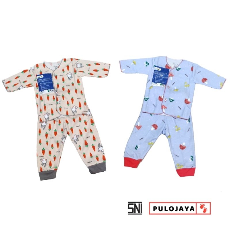2 Stel Setelan Bayi Newborn set Baru lahir Premium Bonbon baby 0 3 Bulan Lembut baju bayi tidur kanc