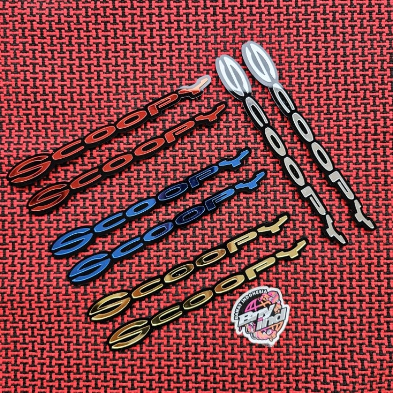 Emblem Scoopy 2017-2020 Akrilik