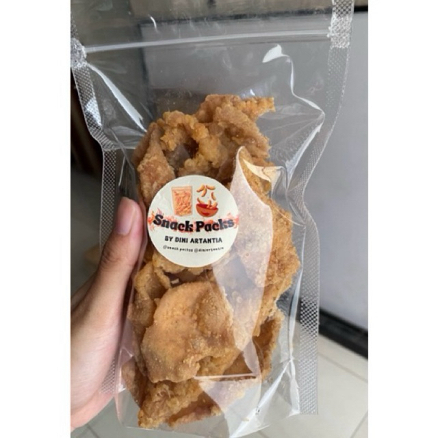 

Kulit Ayam Rasa Original TANPA MSG & PENGAWET by Snack Packs!!