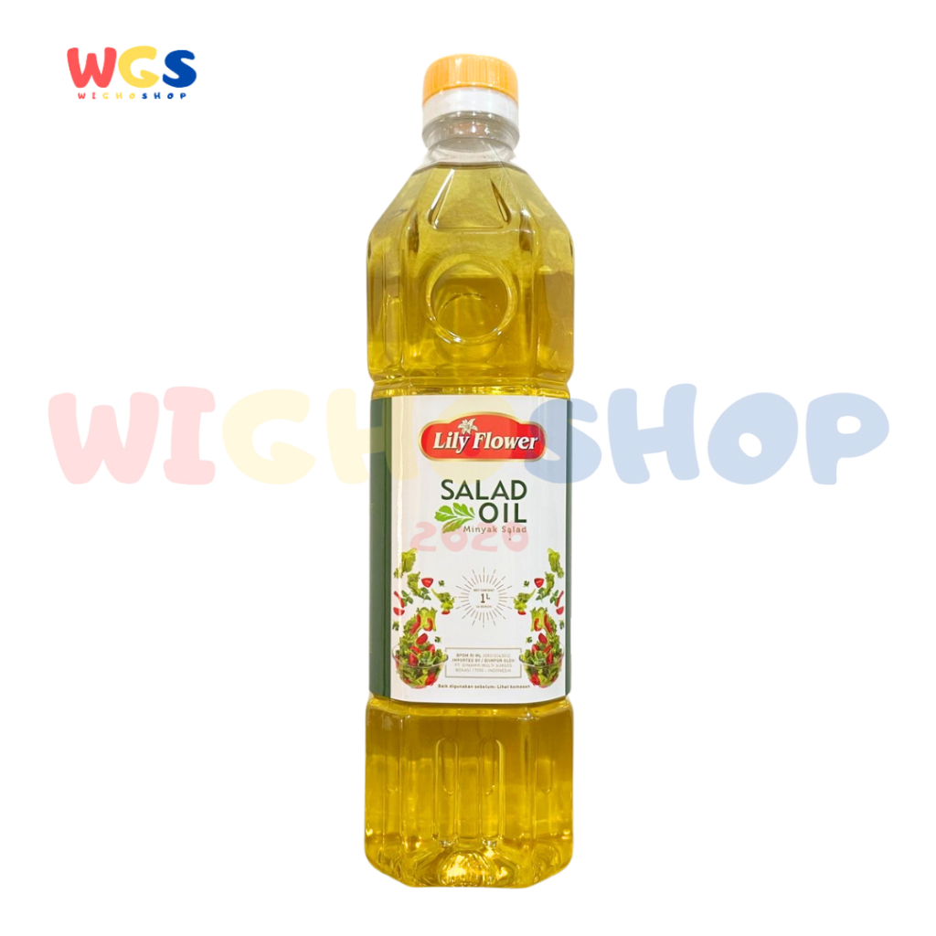 

Lily Flower Salad Oil 100% Soybean 1ltr - Minyak Salad