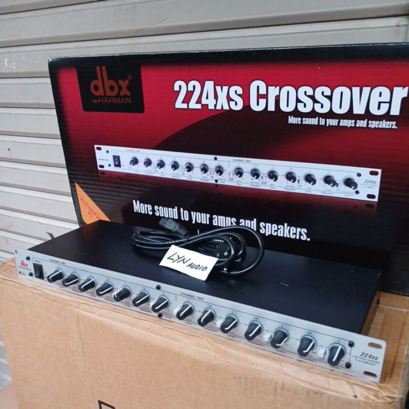 CROSSOVER DBX 224XS CROSSOVER AKTIF 2/3/4 WAY PLUS SUBWOOFER OUTPUT 224 XS