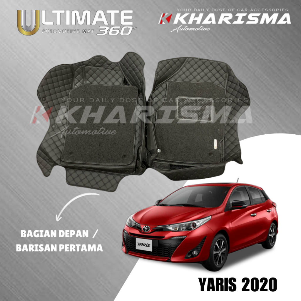Karpet Ultimate Automotive Mat 360 MOBIL YARIS 2020 | KARPET MOBIL PLUS KOIL MAT