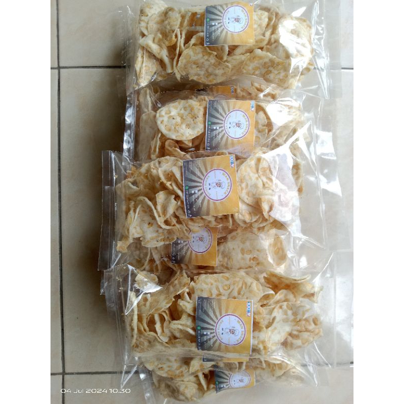 

KRIPIK TEMPE SAGU RASA ORIGINAL 250 GRAM (Kriuk Crispy Renyah)