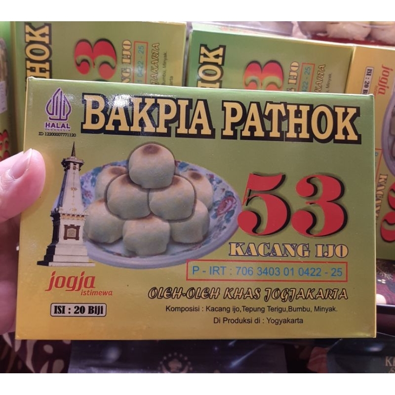 

bakpia pathok jogjakarta isi 20 bakpia pathok 58 isi 20 bakpia pathok kacang ijo