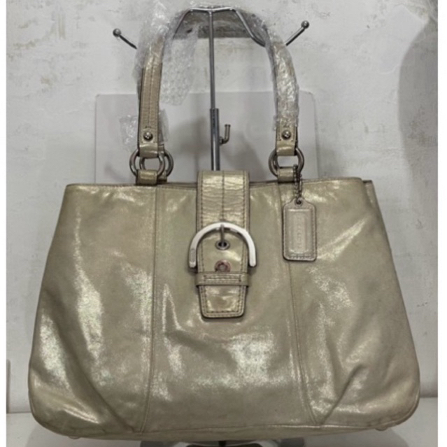 Tas Wanita Preloved Coach Soho Metallic Bag