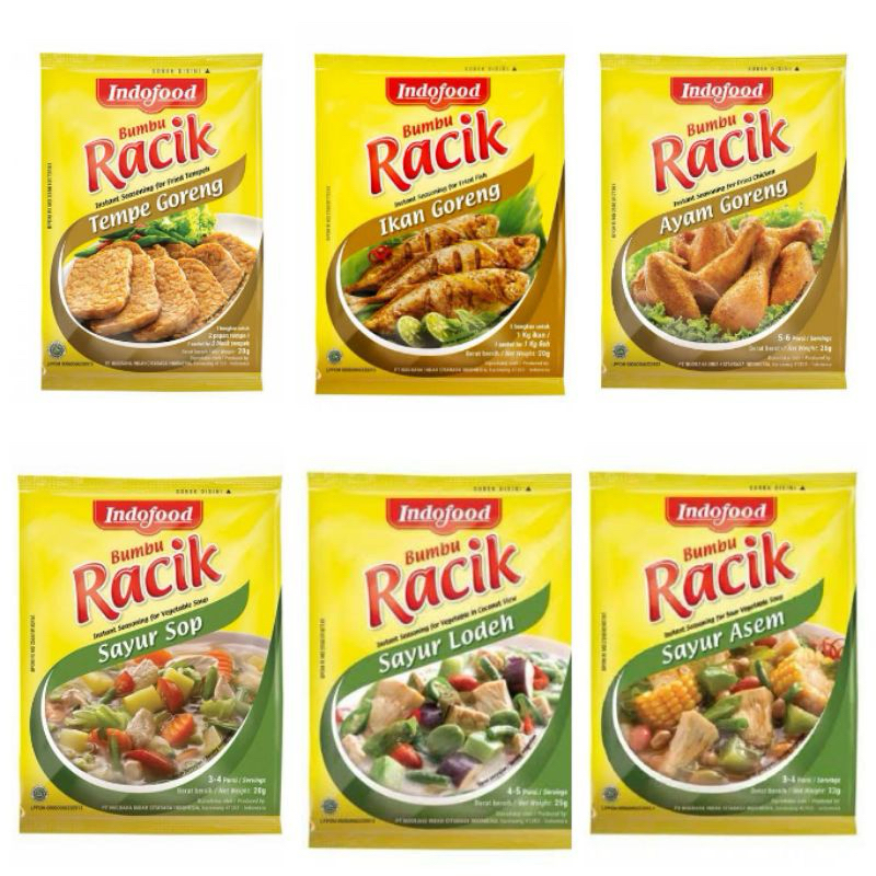 

Indofood Racik Bumbu Masak Instan Sachet All Var