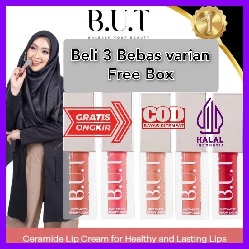 

Beli 3 Free Box B.U.T Lipcream dr. shindy Putri awet dan ringan untuk bibir pecah kering dan menghitam