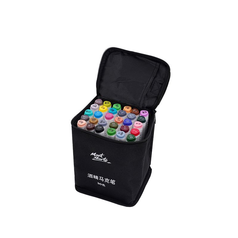 

(IAS) Mont Marte Alkohol Dual Tip Art Marker 30pc / Spidol Warna Tas