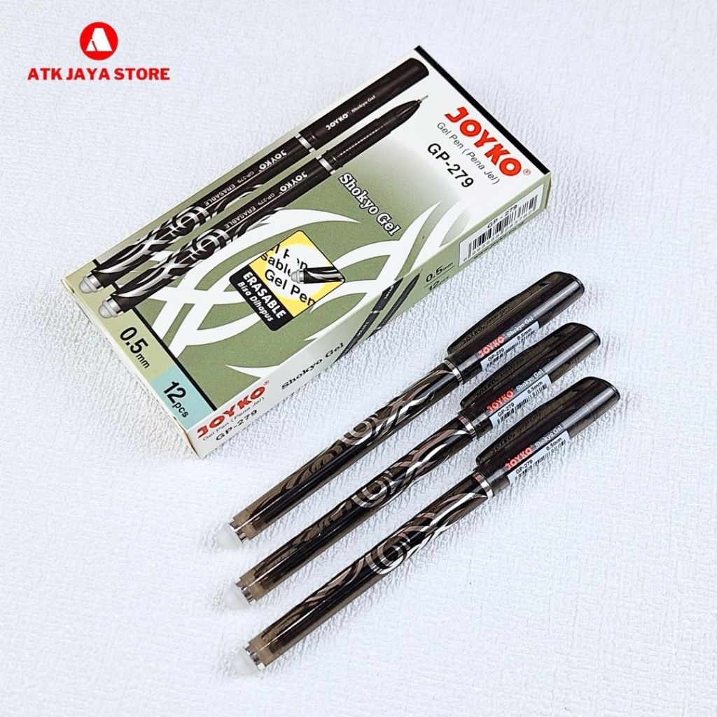 

Pulpen Gel HITAM Joyko GPC 279 ERASEABLE / Bisa dihapus