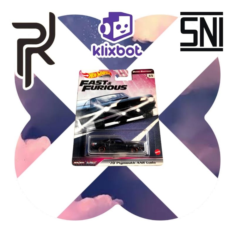 HOT WHEELS PREMIUM 70 PLYMOUTH AAR CUDA